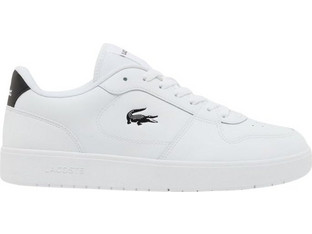 Lacoste Court Ace Leather Ανδρικά Sneakers Λευκά 50SMA0070147