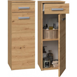 Topeshop NEL V DS ARTISAN Ντουλάπι Μπάνιου Δαπέδου Ξύλινο