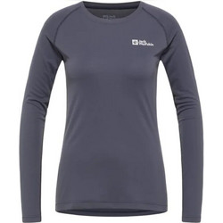 Jack Wolfskin Γυναικείο Αθλητικό T-Shirt Ανθρακί A60321-1388