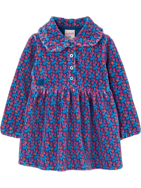 Boboli Παιδικό Φόρεμα Navy Μπλε Μωβ 314110-9948