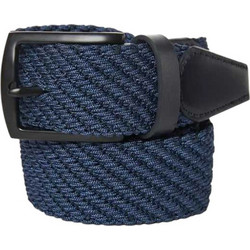 Funky Buddha Ανδρική Ζώνη Υφασμάτινη Λεπτή Πλεκτή Navy Μπλε FBM013-033-10