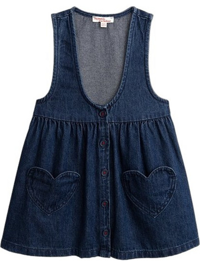 Dpam Denim Love Παιδικό Φόρεμα Navy Μπλε BATYROB2