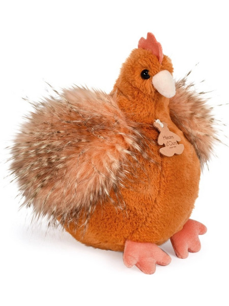 Doudou et Compagnie Jolijou Κότα Πορτοκαλί 20cm