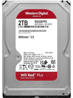 Western Digital Red Plus 2TB HDD Σκληρός Δίσκος 3.5" SATA 3 5400rpm με 64MB Cache WD20EEPX