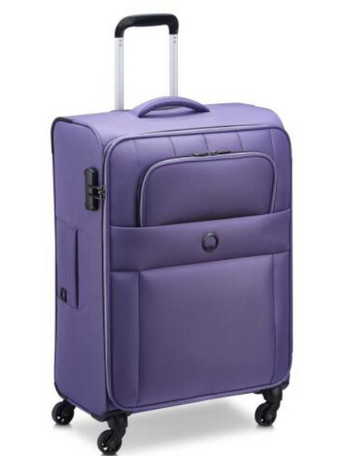 Delsey 390682128 Βαλίτσα Μεγάλη 78x50x30cm με 4 Ρόδες Λιλά