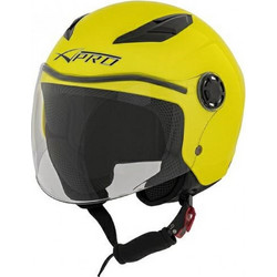 A-Pro Bikestar Kid Fluo Yellow Κράνος Μηχανής Jet