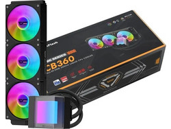 Darkflash CB360 Black Υδρόψυξη CPU 120mm ARGB για Socket AM4 / 1200 / 1700 / AM5 / 1851
