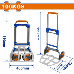 Wadfow WWB9A10 Καρότσι Μεταφοράς Πτυσσόμενο έως 100kg
