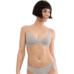 Sloggi Zero Feel Pure Σουτιέν Push Up χωρίς Μπανέλα Γκρι 10226693-6720