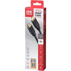 One Καλώδιο HDMI Male to HDMI Female 3m Black CC5030
