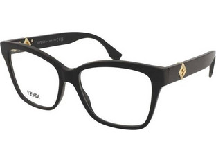 Fendi FE50117I 001 Γυναικείος Σκελετός Γυαλιών Οράσεως Κοκάλινος Μαύρος