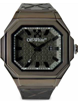 Off White Ανδρικό Ρολόι με Γκρι Λουράκι OW1G028P0075