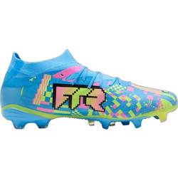 Puma Future 9 Match Advanced Level FG/AG 109213-01 Ποδοσφαιρικά Παπούτσια με Τάπες και Καλτσάκι Γαλάζια