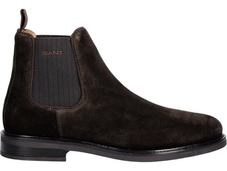 Gant Ανδρικά Chelsea Μποτάκια Suede Καφέ 3G33653464-G399