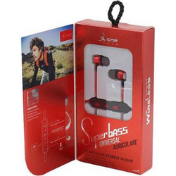 X-One BT-21 Ακουστικά Bluetooth In Ear Red
