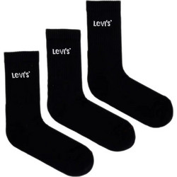 Levi's Ανδρικές Κάλτσες Ψηλές Μαύρες 3Pack 701239475-002