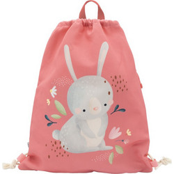 Sassi Rabbit Παιδική Τσάντα Πλάτης Γυμναστηρίου Ροζ DB3543
