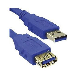 MediaRange MRCS145 Καλώδιο USB-A Male 3.0 to USB-A Female 3m Blue