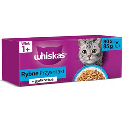 Whiskas Fish Delicacies in Jelly 80x85gr