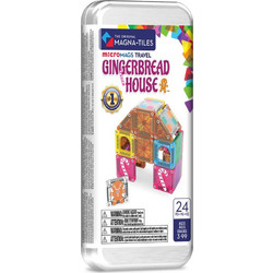Magna-Tiles microMAGS Gingerbread House Travel Set