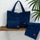 Borea SunLounger Υφασμάτινη Τσάντα Θαλάσσης Ώμου Navy Μπλε 40x55cm 052701097281