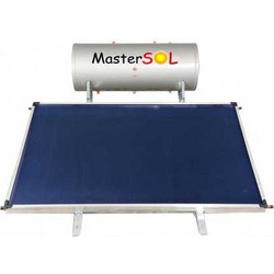 Mastersol MSG-H-200-27 Ηλιακός Θερμοσίφωνας 200lt 2.75m² Glass Διπλής Ενέργειας Οριζόντιος