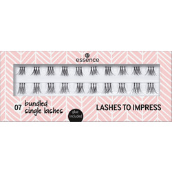 Essence Lashes To Impress 07 Βλεφαρίδες Τουφάκια Σετ με Κόλλα 20τμχ C40263