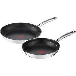 Tefal Σετ Τηγάνια Αλουμινίου με Αντικολλητική Επίστρωση 2τμχ G732S255