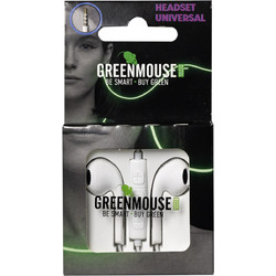 GreenMouse 66956477 Handsfree In-Ear 3.5mm White