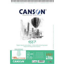 Canson 1557 SP Μπλοκ Σχεδίου A3 180gr/m² 30 Φύλλα