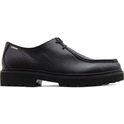 Hugo Draven Ανδρικά Μοκασίνια Boat Shoes Δερμάτινα Μαύρα 50568838-001