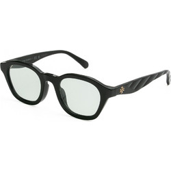 Tory Burch 7235D 1709SA Ανδρικά Γυαλιά Ηλίου Τετράγωνα Κοκάλινα Μαύρα με Διαφανές Φακό