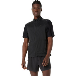 ASICS Αμάνικο Αθλητικό Ανδρικό Μπουφάν Puffer Μαύρο 2011C980-001