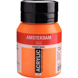 Royal Talens Amsterdam 276 Azo Orange Ακρυλικό Χρώμα Ζωγραφικής 500ml