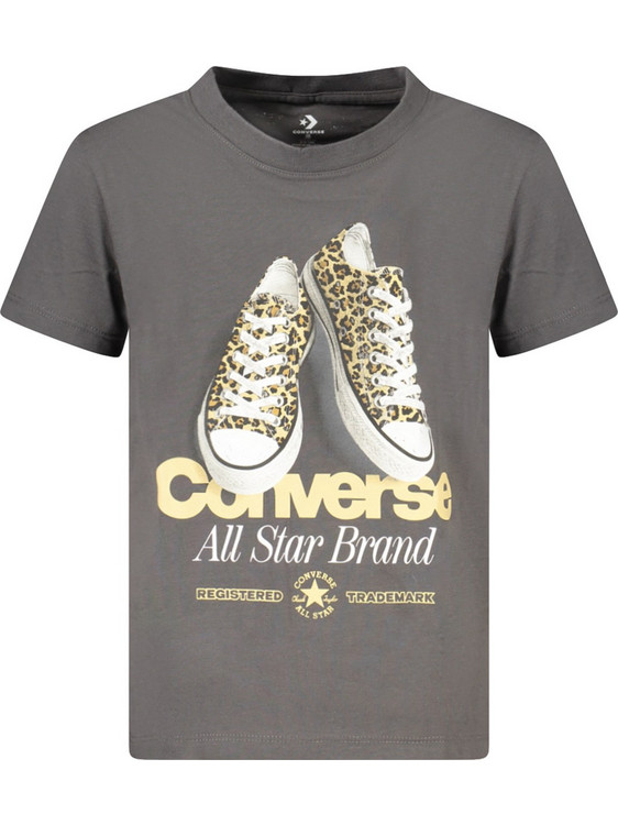Converse Παιδικό T-Shirt Κοντομάνικο Χακί 4CJ847-GDA
