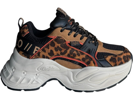 Buffalo Yuno Γυναικεία Sneakers Chunky Μαύρα Ταμπά BUFPD00016355