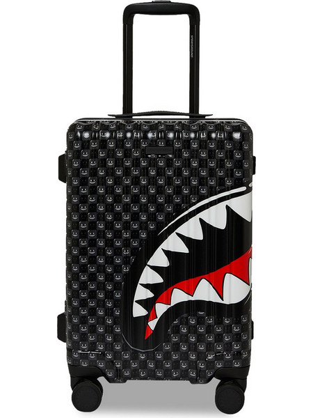 Sprayground Shinobi Sharks CL328 Βαλίτσα Καμπίνας 55x35x22cm με 4 Ρόδες Μαύρη