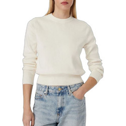 Tommy Hilfiger Γυναικεία Πλεκτή Μπλούζα Εκρού WW0WW52298-Z00