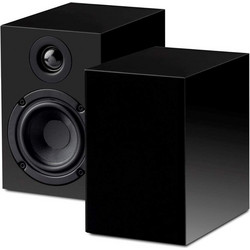 Project Audio Speaker Box 3 E Ζεύγος Ηχείων Hi-Fi Βιβλιοθήκης 80W 2 Δρόμων Black High Gloss