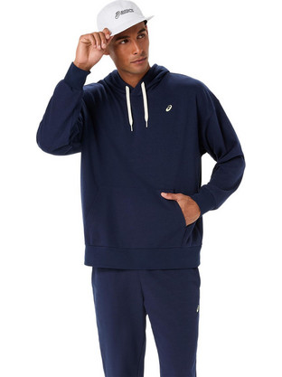 ASICS Ανδρικό Παντελόνι Φόρμας με Λάστιχο Navy Μπλε 2031F447-401