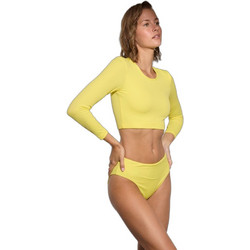 Baya Ψηλόμεσο Bikini Slip Κίτρινο 71108-1
