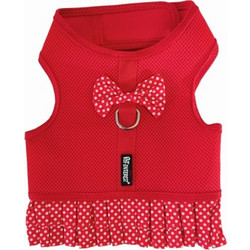 Pet Interest Dots Mesh Skirt Σαμαράκι Σκύλου Γιλέκο Κόκκινο Large