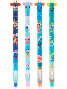 Happy Color Aqua Cuties Στυλό Gel που Σβήνει Μπλε Διάφορα Σχέδια 018883