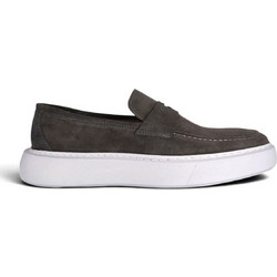 Damiani Ανδρικά Μοκασίνια Loafers Καστόρινα Ανθρακί 6505