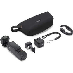 DJI Osmo Pocket 4 Essential Combo Action Camera 4K Ultra HD 360° με Οθόνη Μαύρη