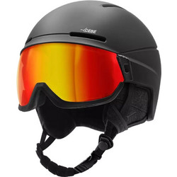 Cebe Rise Vision Vario Κράνος Σκι & Snowboard Μαύρο Κόκκινο
