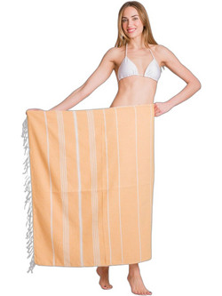 Rima Πετσέτα Παρεό Θαλάσσης Πορτοκαλί 90x170cm 2207-07