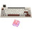 Epomaker RT65 Ασύρματο Μηχανικό Gaming Πληκτρολόγιο TenKeyLess με Flamingo Διακόπτες RGB Grey White