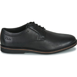Clarks Atticus LT Ανδρικά Σκαρπίνια Derby Δερμάτινα Μαύρα 26173608