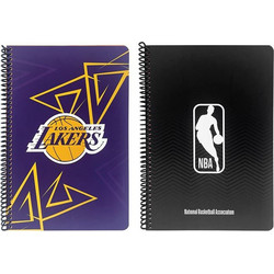 Back Me UP NBA Lakers Σπιράλ Τετράδιο Ριγέ B5 70 Φύλλων 2 Θεμάτων 2 Σχέδια 378-18402